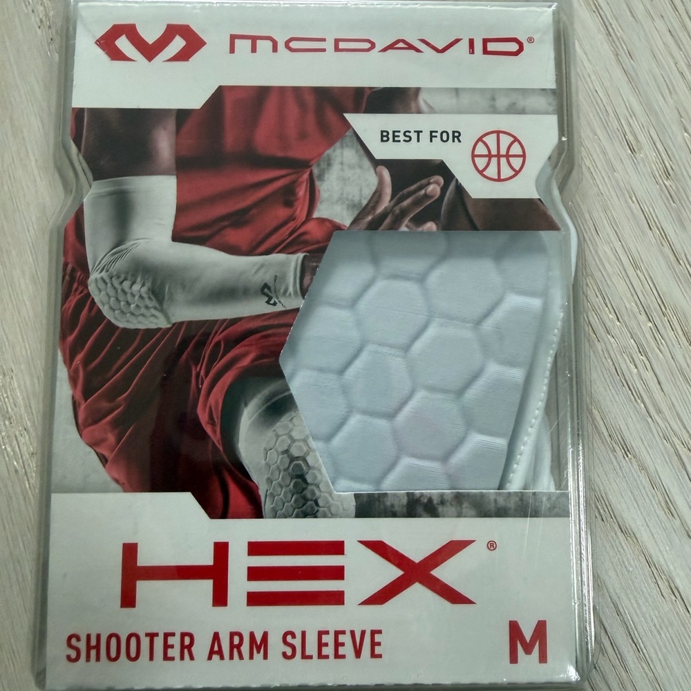 McDavid White Shooter Arm Sleeve